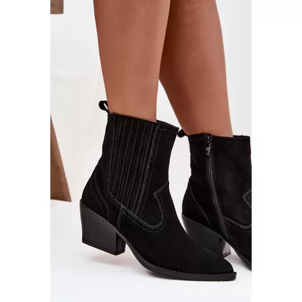  Dámské kotníkové boty BOTO 6350 BLACK 