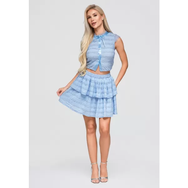  Dámská sukně OMBRE OW-GL-E0014 BLUE 