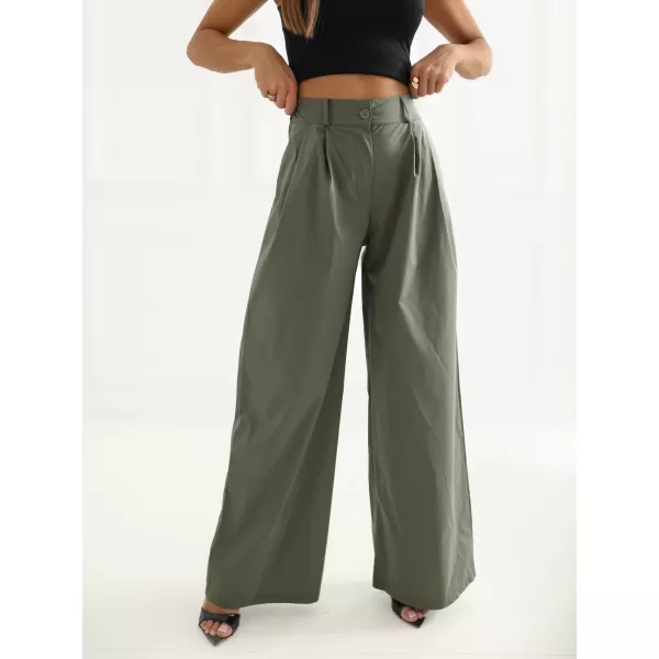  Dámské kalhoty RUE PARIS IT-SP-FL9006.92 KHAKI 