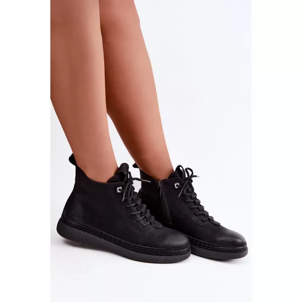  Dámské kotníkové boty ARTIKER 59C1121 BLACK 