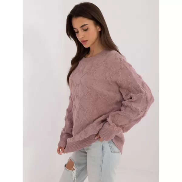  Dámský svetr WOOL FASHION ITALIA AT-SW-2361.61 BRIGHT PURPLE 