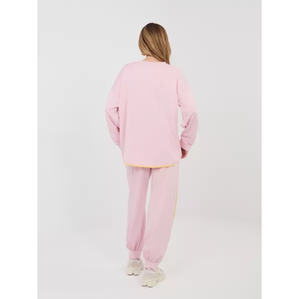  Dámská tepláková souprava RUE PARIS IT-KMPL-22216.72 BRIGHT PINK 