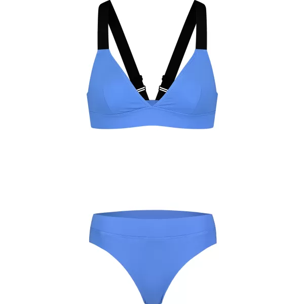  Dámské bikiny - vrchní díl NORDBLANC LOVELINESS NBSSS8212 MODRÁ 