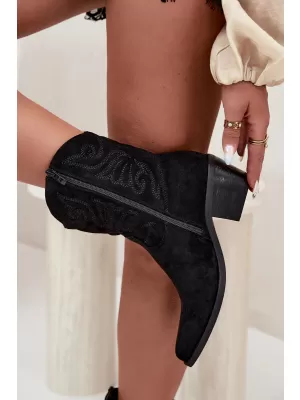 Dámské kotníkové boty BOTO 6508 BLACK