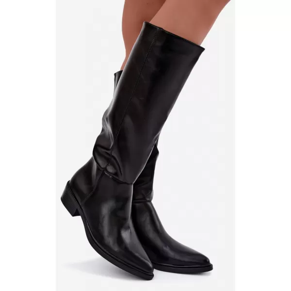  Dámské kozačky BOTO 6502 BLACK 