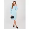 Dámské šaty RUE PARIS RV-SK-A1059.17 LIGHT BLUE