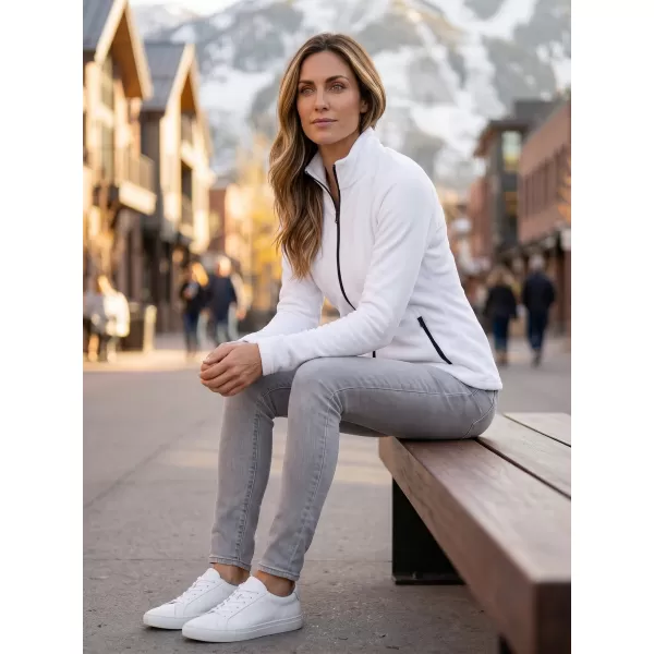  Dámská micro fleece mikina MALFINI FACTOR 853 BÍLÁ 