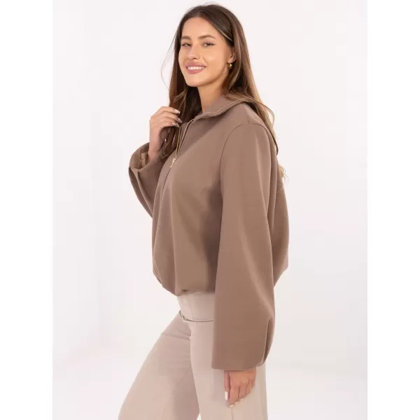  Dámská bunda RUE PARIS IT-KR-FL9725.08P DARK BEIGE 