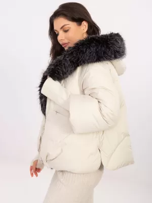 Dámská bunda FACTORY PRICE MBM-KR-26106.96 LIGHT BEIGE
