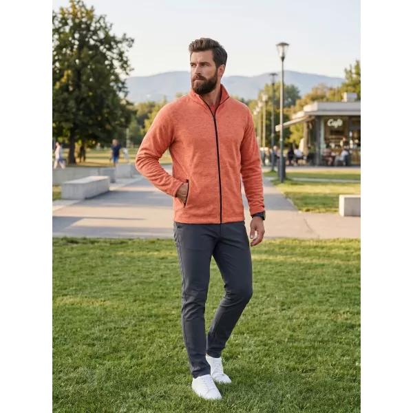  Pánská micro fleece mikina MALFINI FACTOR 852 SUNSET MELÍR 