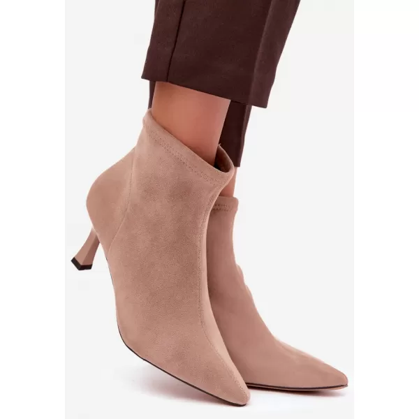  Dámské kotníkové boty BOTO 7107 BEIGE 