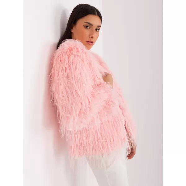  Dámská bunda WOOL FASHION ITALIA AT-KR-2359.96P BRIGHT PINK 
