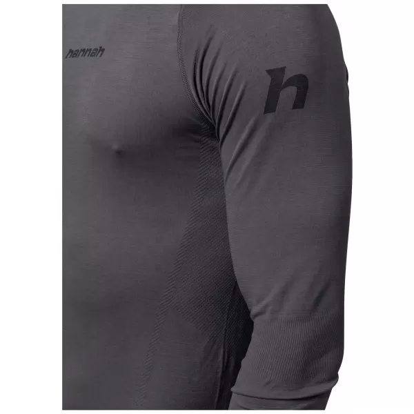  Pánské spodní prádlo HANNAH ACTIVE TS L/S VOLCANIC ASH 