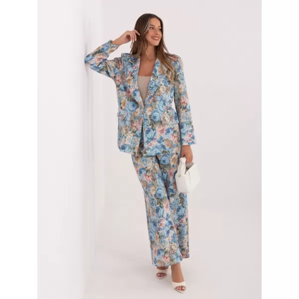  Dámské kalhoty RUE PARIS IT-SP-FL10232.21 LIGHT BLUE 
