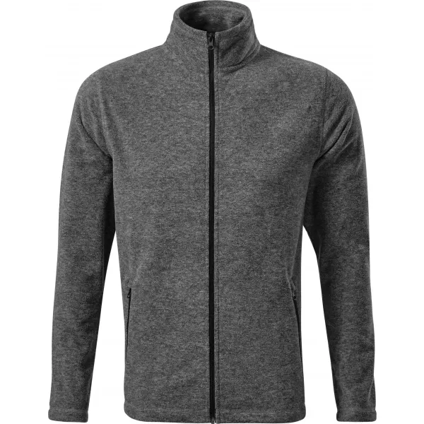  Pánská micro fleece mikina MALFINI FACTOR 852 ČERNÝ MELÍR 
