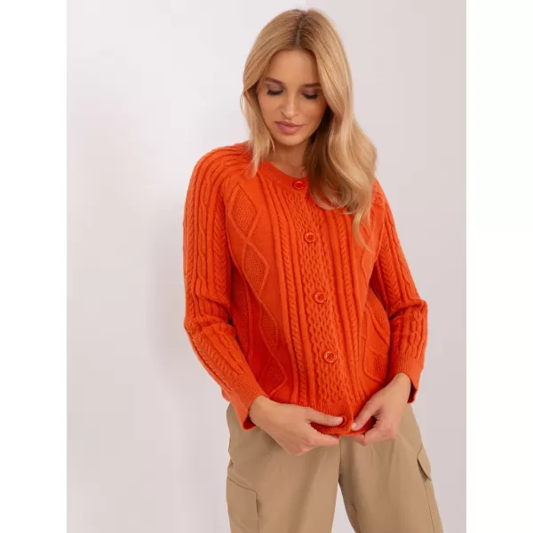  Dámský svetr WOOL FASHION ITALIA AT-SW-2346-2.99P ORANGE 