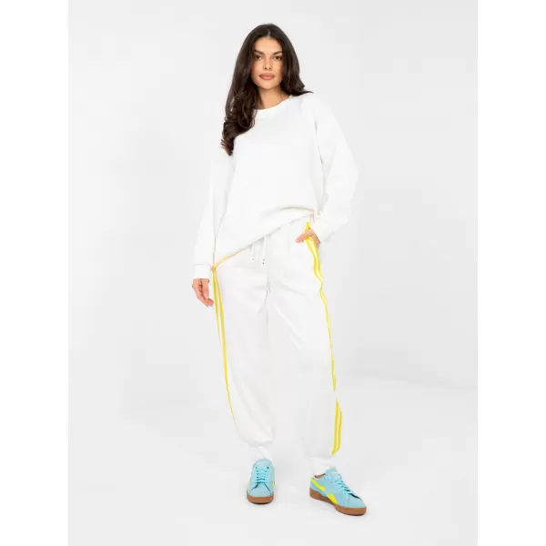  Dámská tepláková souprava RUE PARIS IT-KMPL-22216.72 ECRU 