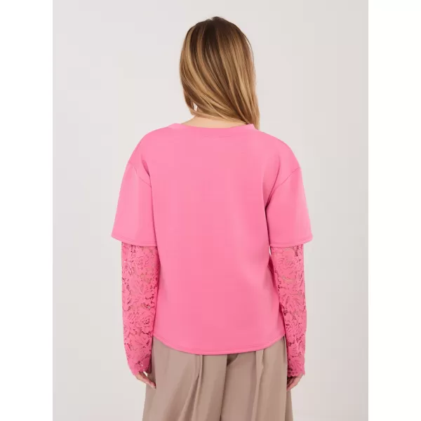  Dámská halenka ITALY MODA IT-BZ-22128.27 DARK PINK 