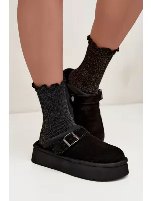 Dámské sněhule BIG STAR SHOES UU274698 BLACK