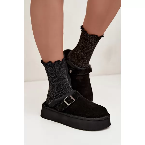  Dámské sněhule BIG STAR SHOES UU274698 BLACK 