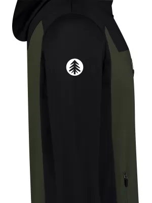 Pánská powerfleece mikina NORDBLANC SPRAWL NBSFM8333 ZELENÁ