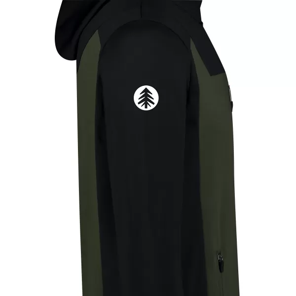  Pánská powerfleece mikina NORDBLANC SPRAWL NBSFM8333 ZELENÁ 