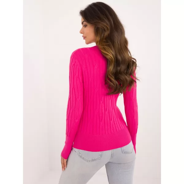  Dámský svetr WOOL FASHION ITALIA AT-SW-2338-2.00 FUCHSIA 