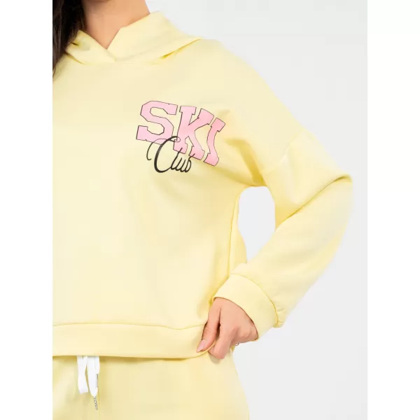  Dámská tepláková souprava RUE PARIS IT-KMPL-22181.29 BRIGHT YELLOW 