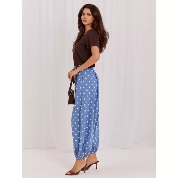  Dámské kalhoty ITALY MODA MO-SP-13588.95 BLUE 