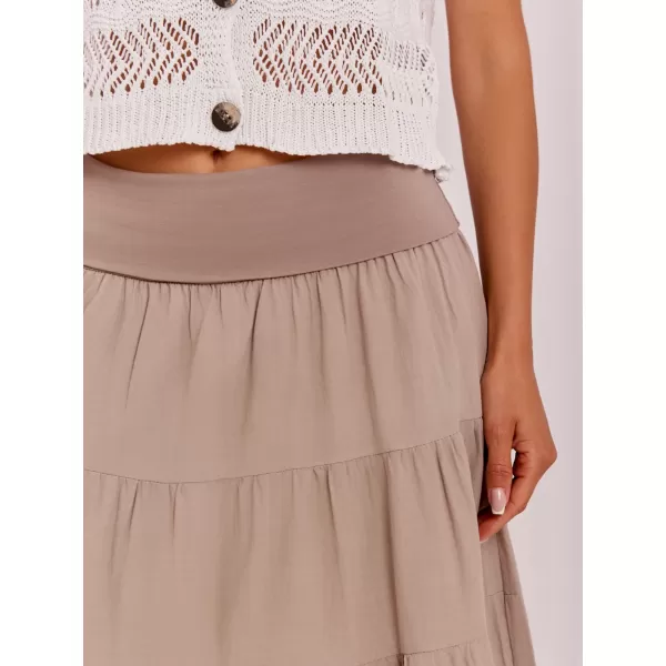  Dámská sukně ITALY MODA IT-SD-FL9357MSL.56 DARK BEIGE 