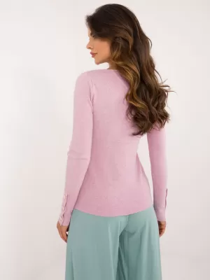 Dámský svetr WOOL FASHION ITALIA AT-SW-2334.49 BRIGHT PURPLE