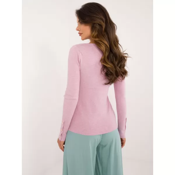  Dámský svetr WOOL FASHION ITALIA AT-SW-2334.49 BRIGHT PURPLE 