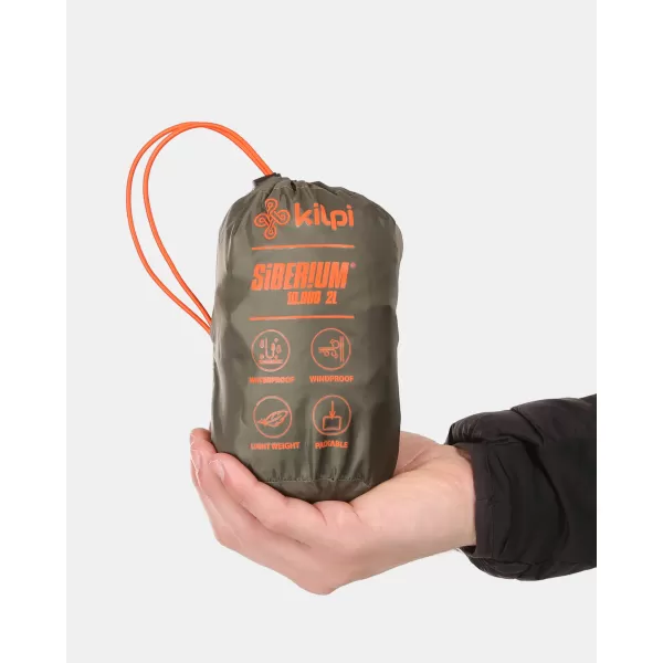  Hardshellová bunda KILPI JALUU-U 1U0180KI TMAVĚ ZELENÁ 