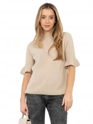 Dámský svetr ITALY MODA MI-SW-1901.66 BEIGE