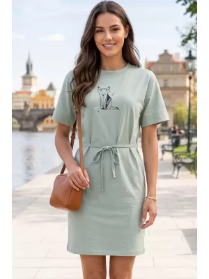 Dámské šaty ALTISPORT ALW091816 SAGE