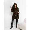 Dámský kabát FACTORY PRICE MBM-PL-25-32.98P BROWN