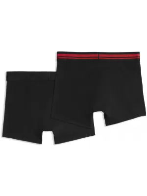 Pánské boxerky PUMA MEN EVERYDAY PLACED LOGO BOXER 2P 93847618 RED COMBO