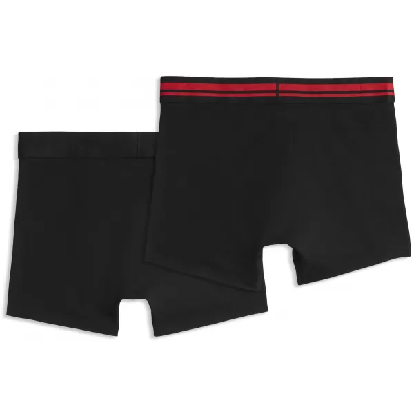  Pánské boxerky PUMA MEN EVERYDAY PLACED LOGO BOXER 2P 93847618 RED COMBO 