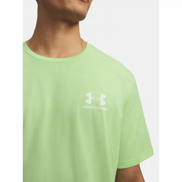  Pánské triko UNDER ARMOUR M SPORTSTYLE LC SS 1326799-712 ZELENÁ 