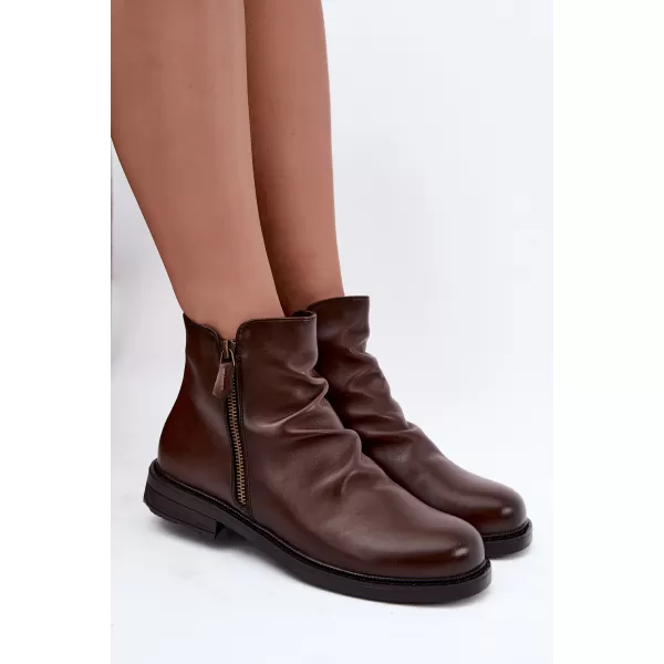  Dámské kozačky VINCEZA 58683 BROWN 
