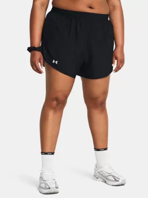 Dámské kraťasy UNDER ARMOUR UA FLY BY 3'' SHORTS 1382853-001 ČERNÁ