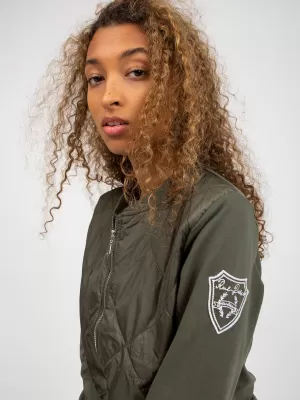 Dámská mikina RUE PARIS RV-BL-8225.88 KHAKI