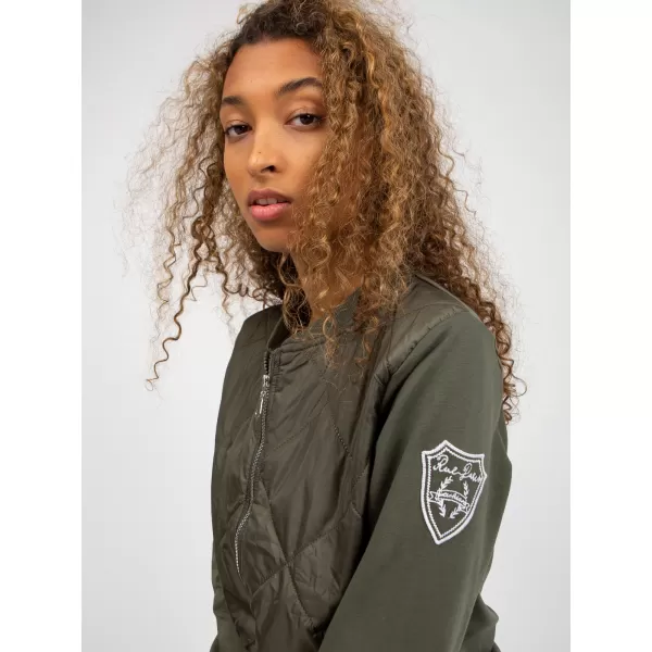  Dámská mikina RUE PARIS RV-BL-8225.88 KHAKI 