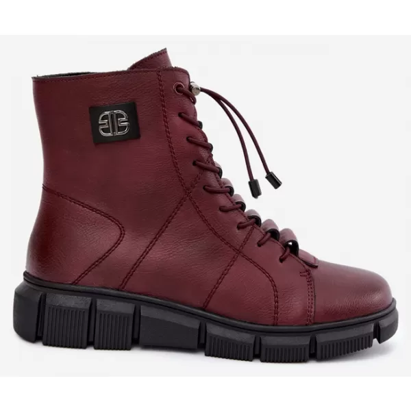 Dámské boty BOTO 26BT17-609 BURGUNDY 