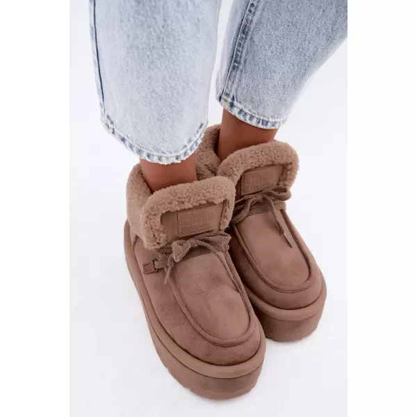  Dámské sněhule BIG STAR SHOES UU274215 BEIGE 
