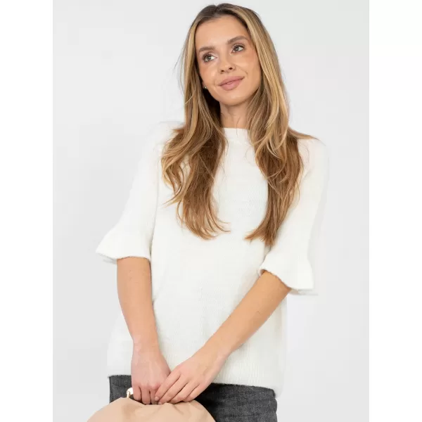  Dámský svetr ITALY MODA MI-SW-1901.66 ECRU 