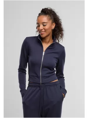 Dámská tepláková bunda URBAN CLASSICS TB8135-00155 NAVY