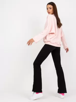 Dámská mikina RUE PARIS RV-BL-8080.56 BRIGHT PINK