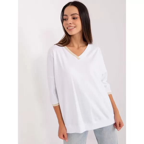  Dámská halenka RUE PARIS RV-BZ-8051.19P WHITE 