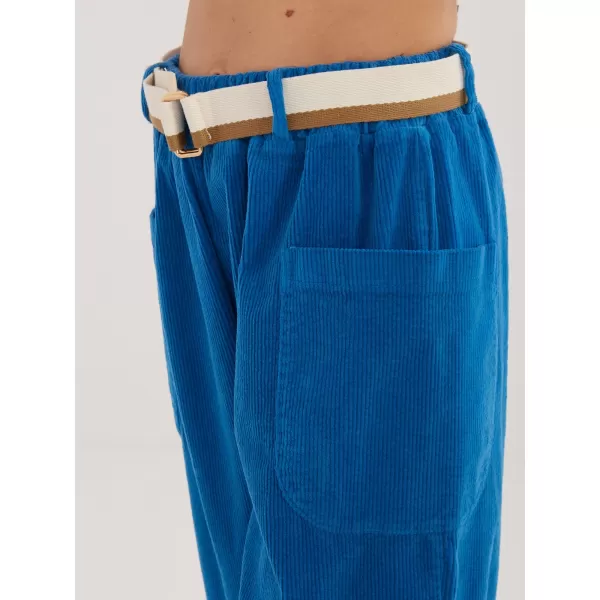  Dámské kalhoty RUE PARIS IT-SP-FL9665.14 COBALT 